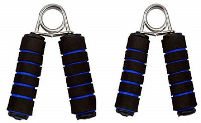 Bluee Multicolor Foam Hand Grip Pack of 2 (Black Blue) Hand Grip/Fitness Grip(Black, Blue)
