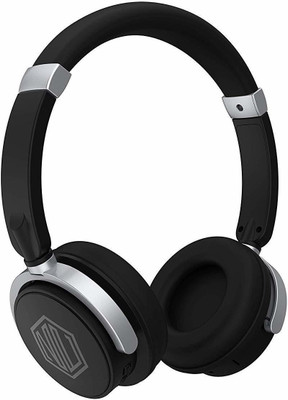 Nu Republic Funx Wirless Bluetooth Headset(Silver, Black, Wireless over the head)