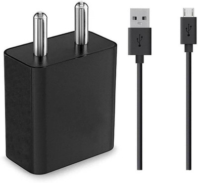 Wrapo 5 W 3.1 A Wall Charger for Mobile with Detachable Cable(Black, Cable Included)