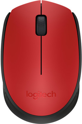 Logitech M171 Wireless Optical Mouse(2.4GHz Wireless, Red)
