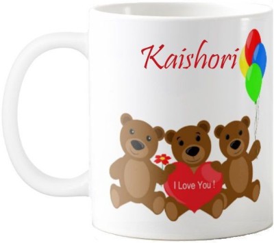 GNS Kaishori I Love You Romantic Quotes 68 Ceramic Coffee Mug(325 ml)