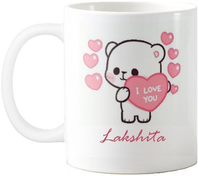 Exocticaa Lakshita I Love You Romantic Quotes 67 Ceramic Coffee Mug(325 ml) Flipkart