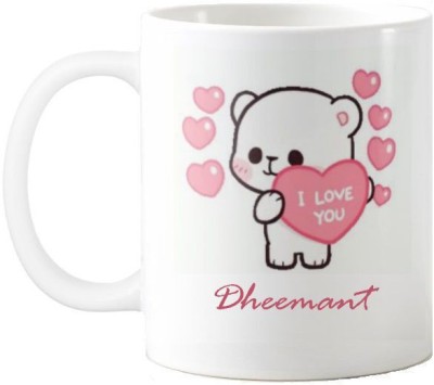 Exocticaa Dheemant I Love You Romantic Quotes 67 Ceramic Coffee Mug(325 ml)