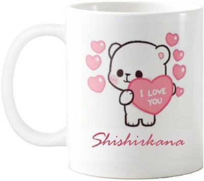 Exocticaa Shishirkana I Love You Romantic Quotes 67 Ceramic Coffee Mug(325 ml)