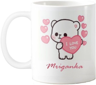 Exocticaa Mriganka I Love You Romantic Quotes 67 Ceramic Coffee Mug(325 ml)