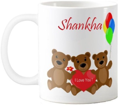 GNS Shankha I Love You Romantic Quotes 68 Ceramic Coffee Mug(325 ml)