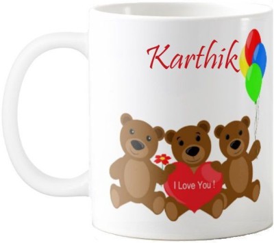 GNS Karthik I Love You Romantic Quotes 68 Ceramic Coffee Mug(325 ml)