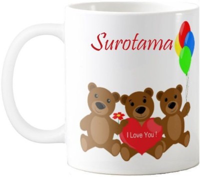 GNS Surotama I Love You Romantic Quotes 68 Ceramic Coffee Mug(325 ml)