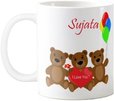 GNS Sujata I Love You Romantic Quotes 68 Ceramic Coffee Mug(325 ml)