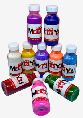 ME&YOU Pack of 10 Rangoli Powder(Multicolor)