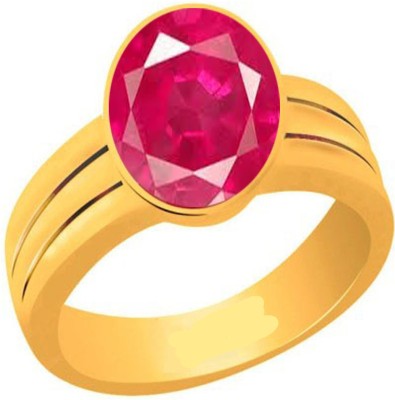 CLEAN GEMS Natural Ruby Gemstone 3.25 Ratti or 3 carat for Male & Female Panchdhatu ring Alloy Ring