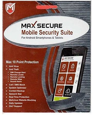 Max Secure Mobile Security 1.0 User 1 Year(Voucher)