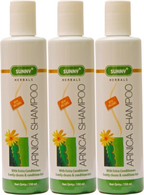 Sunny Herbals Arnica SHAMPOO with Extra Conditioner(Pack of 3)(150 ml)