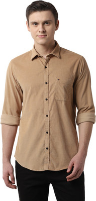peter-england-men-solid-casual-beige-shirt