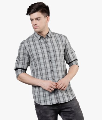 LOCOMOTIVE Men Checkered Casual Multicolor Shirt