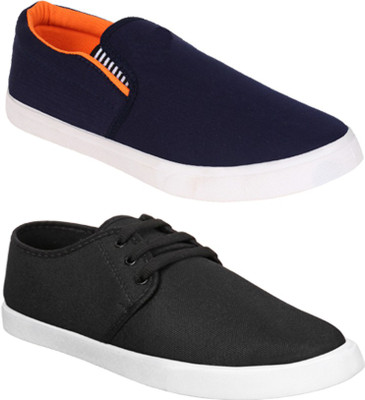 Axter Combo Pack of 2 Casual Loafer Sneakers Shoes Slip On Sneakers For Men(Multicolor , 6)