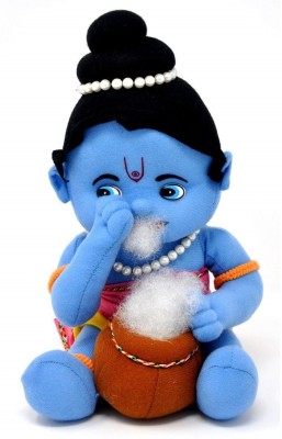 Agnolia cuddly soft Combo Pack of Krishna For Kids/Gift 32 Cm  - 12 inch(Blue)