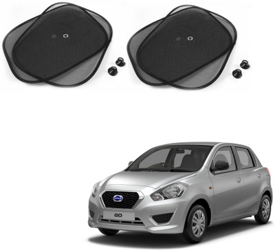 AuTO ADDiCT Side Window Sun Shade For Datsun Go(Black)