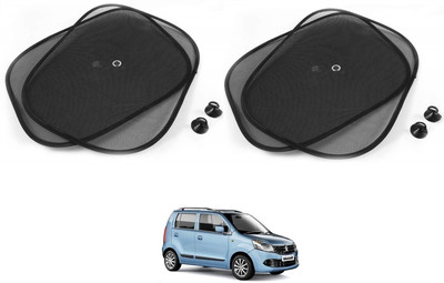 AuTO ADDiCT Side Window Sun Shade For Maruti Suzuki WagonR(Black)