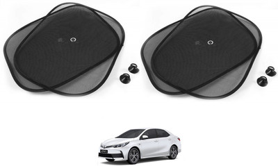 AuTO ADDiCT Side Window Sun Shade For Toyota Altis(Black)