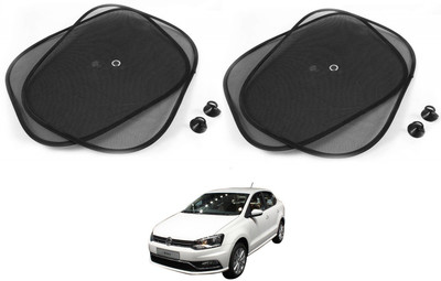 AuTO ADDiCT Side Window Sun Shade For Volkswagen Ameo(Black)