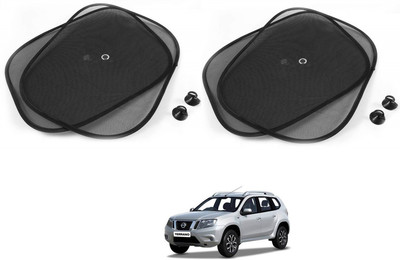AuTO ADDiCT Side Window Sun Shade For Nissan Terrano(Black)