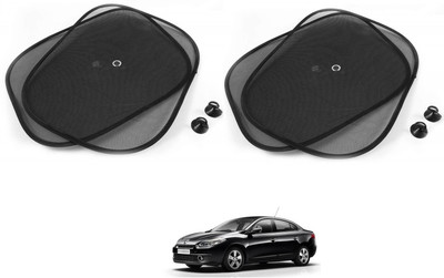 AuTO ADDiCT Side Window Sun Shade For Renault Fluence(Black)