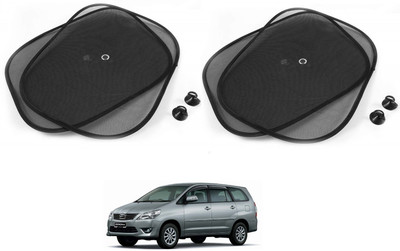 AuTO ADDiCT Side Window Sun Shade For Toyota Innova(Black)
