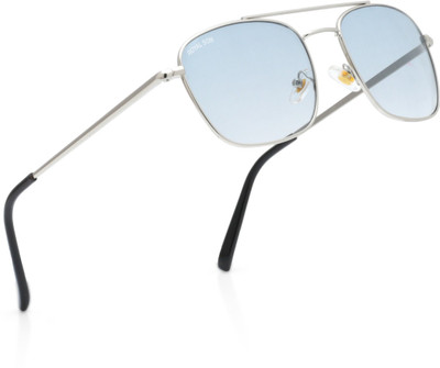 ROYAL SON Retro Square Sunglasses(For Men, Green, Black, Blue)