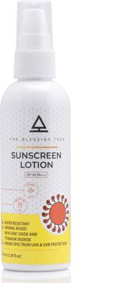 The Blessing Tree Sunscreen Lotion SPF 50 PA+++ with Zinc Oxide and Titanium Dioxide. - SPF SPF 50 PA+++ PA+++