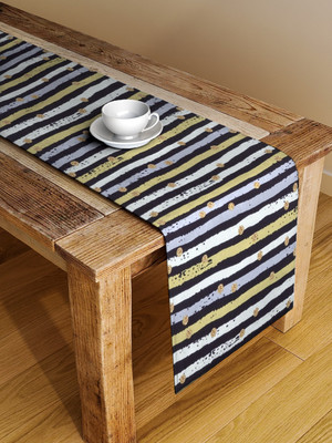 Alina decor Multicolor 137 cm Table Runner(Polyester)
