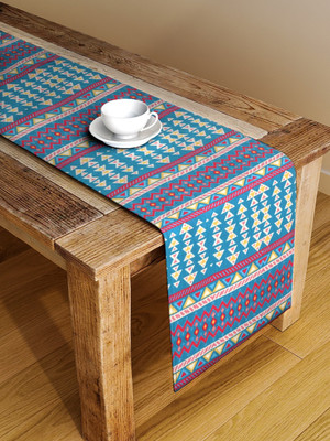 Alina decor Multicolor 137 cm Table Runner(Polyester)