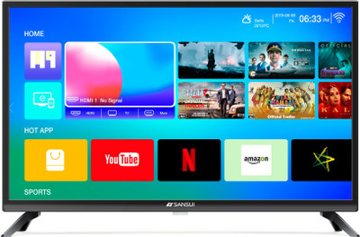 Sansui Pro View 80cm (32 inch) HD Ready LED Smart TV 2019 Edition with WCG(32VAOHDS/32NVAOHDS)