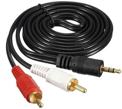 Teratech  TV-out Cable 3 Meter 3.5 mm High Quality(Black, For Home Theater)