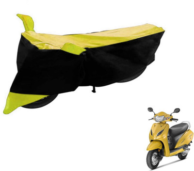 Flipkart SmartBuy Two Wheeler Cover for Honda(Activa 5G, Black, Yellow)