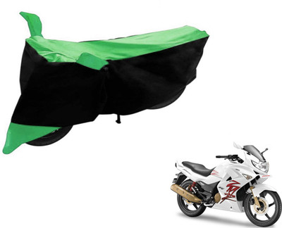 Flipkart SmartBuy Two Wheeler Cover for Hero(Karizma ZMR, Black, Green)