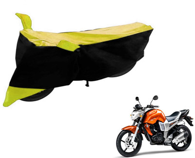 Flipkart SmartBuy Two Wheeler Cover for Yamaha(FZ16, Black, Yellow)