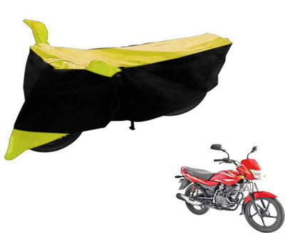 Flipkart SmartBuy Two Wheeler Cover for Bajaj(Platina 100 DTS-i, Black, Yellow)