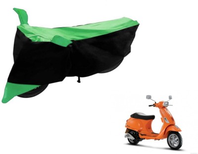 Flipkart SmartBuy Two Wheeler Cover for Universal For Bike(Vespa SXL, Black, Green)