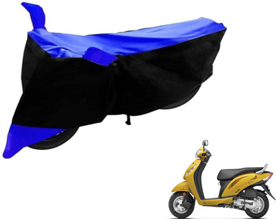 Flipkart SmartBuy Two Wheeler Cover for Honda(Activa i, Black, Blue)