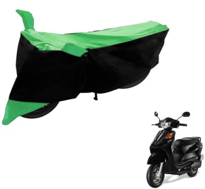 Flipkart SmartBuy Two Wheeler Cover for Universal For Bike(Yo EXL, Black, Green)