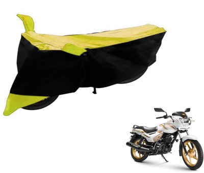Flipkart SmartBuy Two Wheeler Cover for TVS(Star City, Black, Yellow)