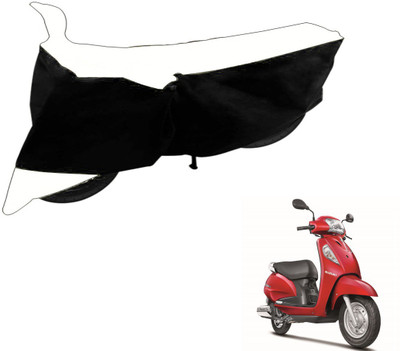 Flipkart SmartBuy Two Wheeler Cover for Suzuki(Access SE, Black, White)