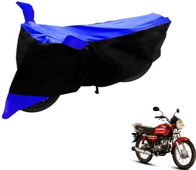 Flipkart SmartBuy Two Wheeler Cover for Hero(CD Dawn, Black, Blue)
