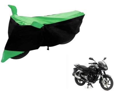 Flipkart SmartBuy Two Wheeler Cover for Bajaj(Pulsar 150, Black, Green)