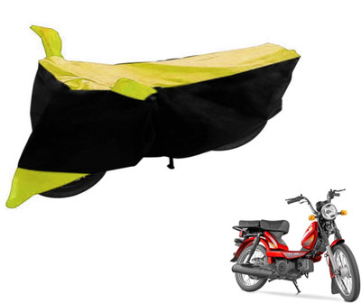 Flipkart SmartBuy Two Wheeler Cover for TVS(Heavy Duty Super XL, Black, Yellow)