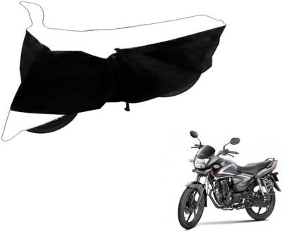 Flipkart SmartBuy Two Wheeler Cover for Honda(CB Shine, Black, White)