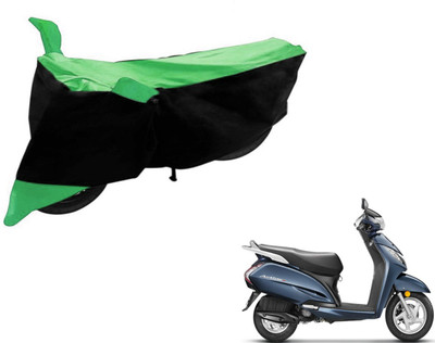 Flipkart SmartBuy Two Wheeler Cover for Honda(Activa 3G, Black, Green)