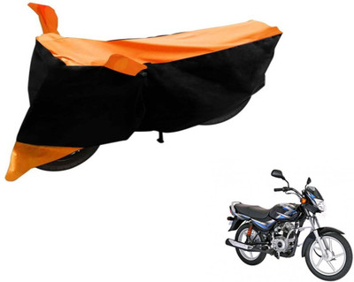 Flipkart SmartBuy Two Wheeler Cover for Bajaj(CT100, Black, Orange)