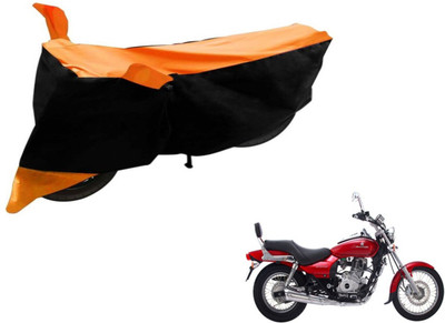 Flipkart SmartBuy Two Wheeler Cover for Bajaj(Avenger 220 DTS-i, Black, Orange)